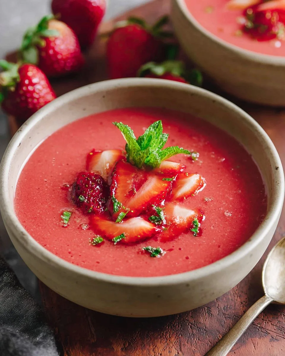 Chilled Strawberry Soup