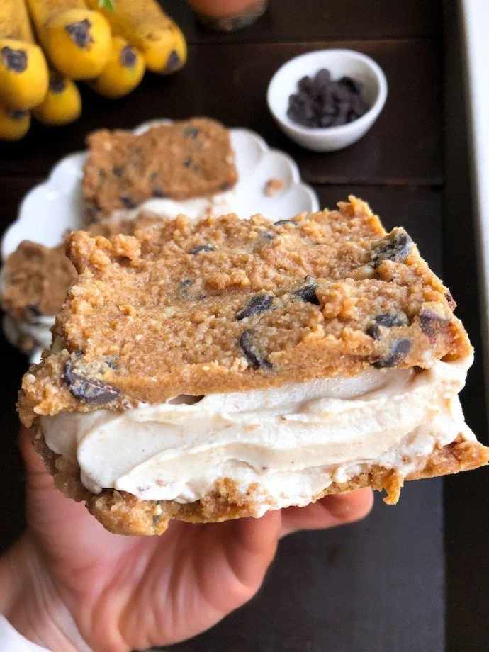 Cookie Dough Ice Cream Sandwiches