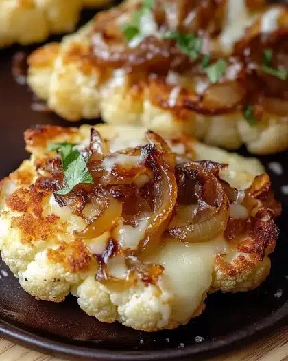 Crispy French Onion Cauliflower Steaks Recipe: A Satisfying Low-Carb Twist on Comfort Food