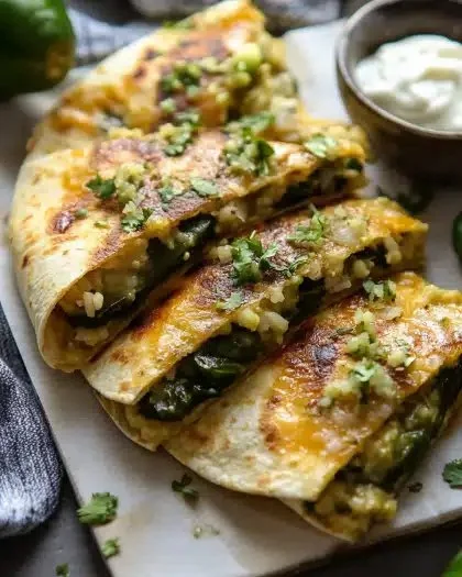 Delicious Poblano Pepper and Avocado Quesadillas Recipe – A Flavorful Vegetarian Delight