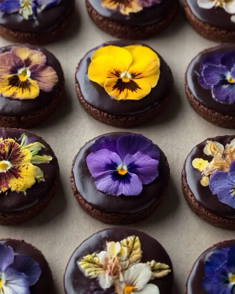 Delicious easy vegan and grain-free dark chocolate cookies on a plate.