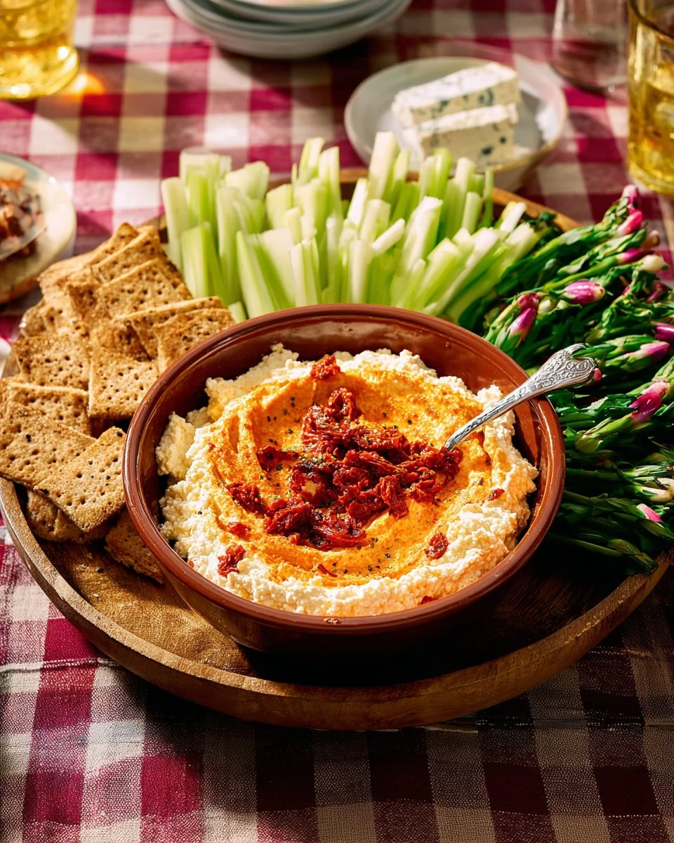 Feta and Sun-Dried Tomato Dip Recipe | Bon Appétit