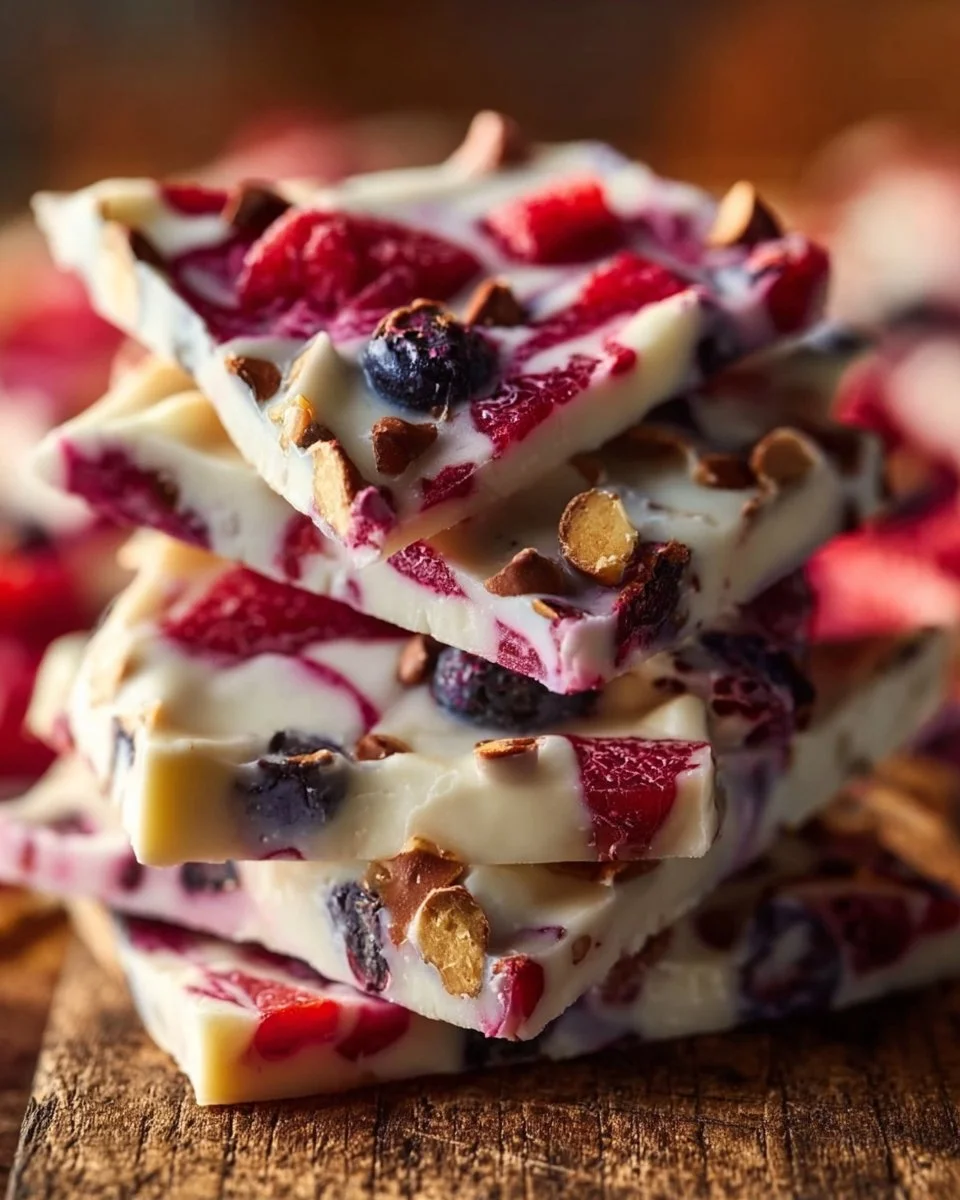 Frozen Yogurt Bark