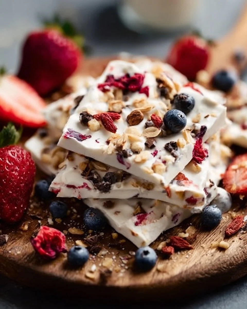 Frozen Yogurt Bark