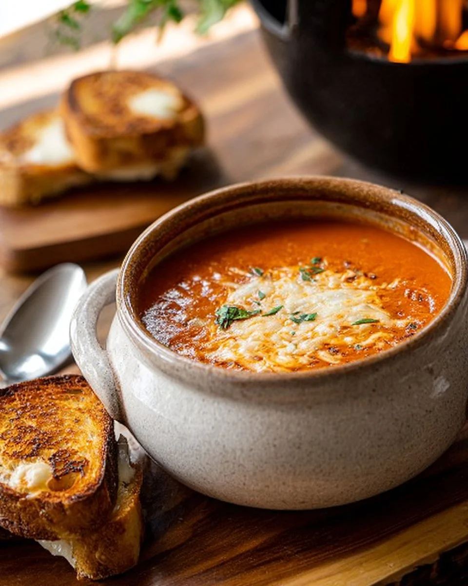 Grilled Cheese Tomato Soup