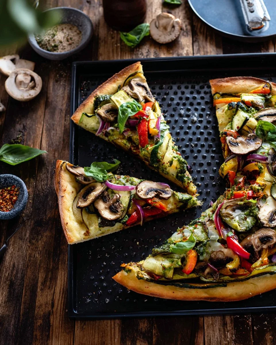 Grilled Vegetable Pizza