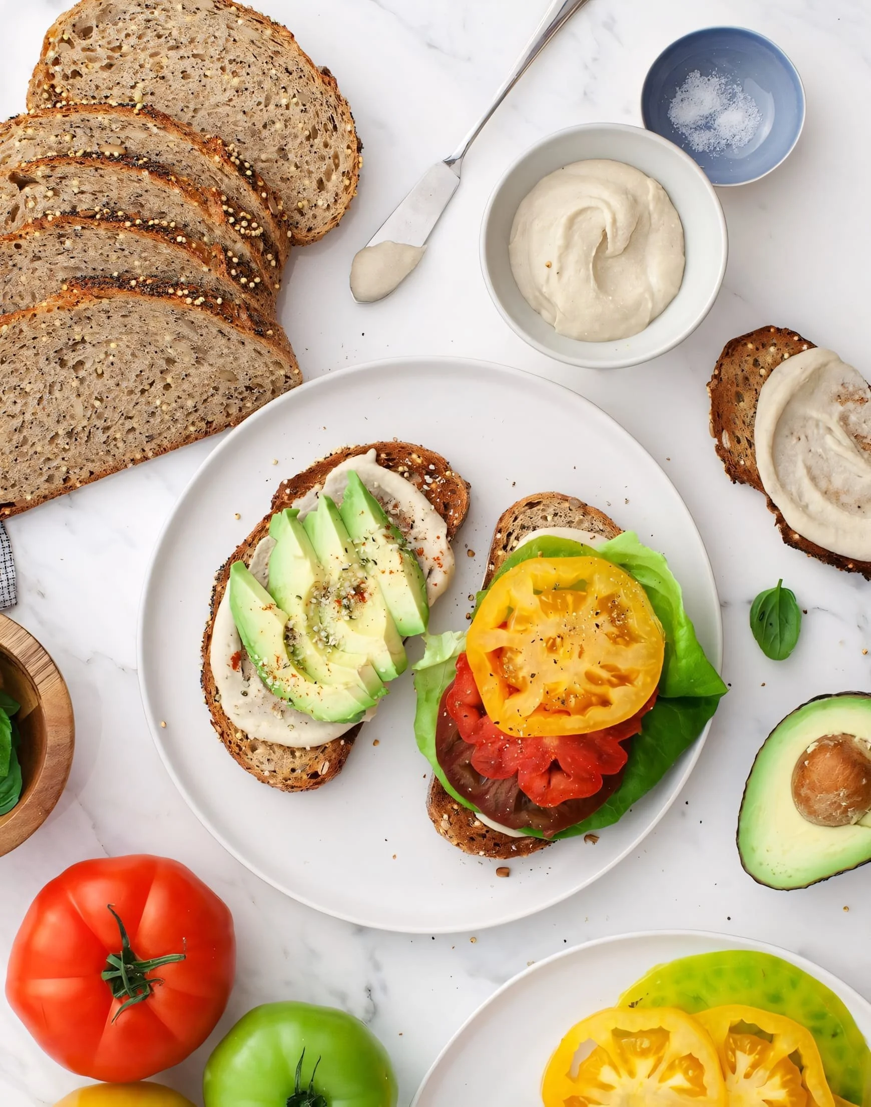 Heirloom Tomato Sandwich