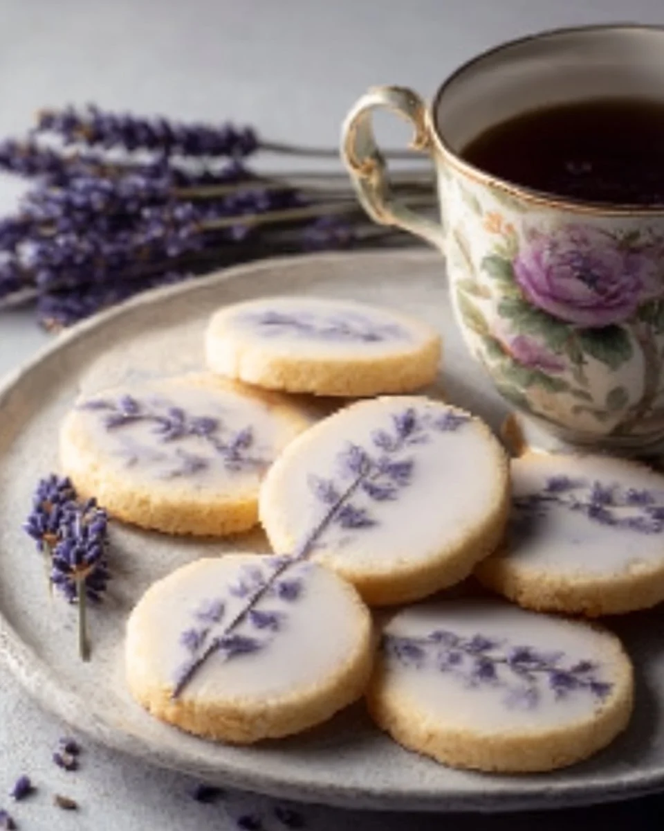 Lavender Earl Grey Sugar Cookies