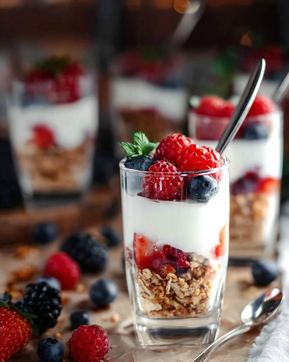 Mini Fruit and Yogurt Parfaits