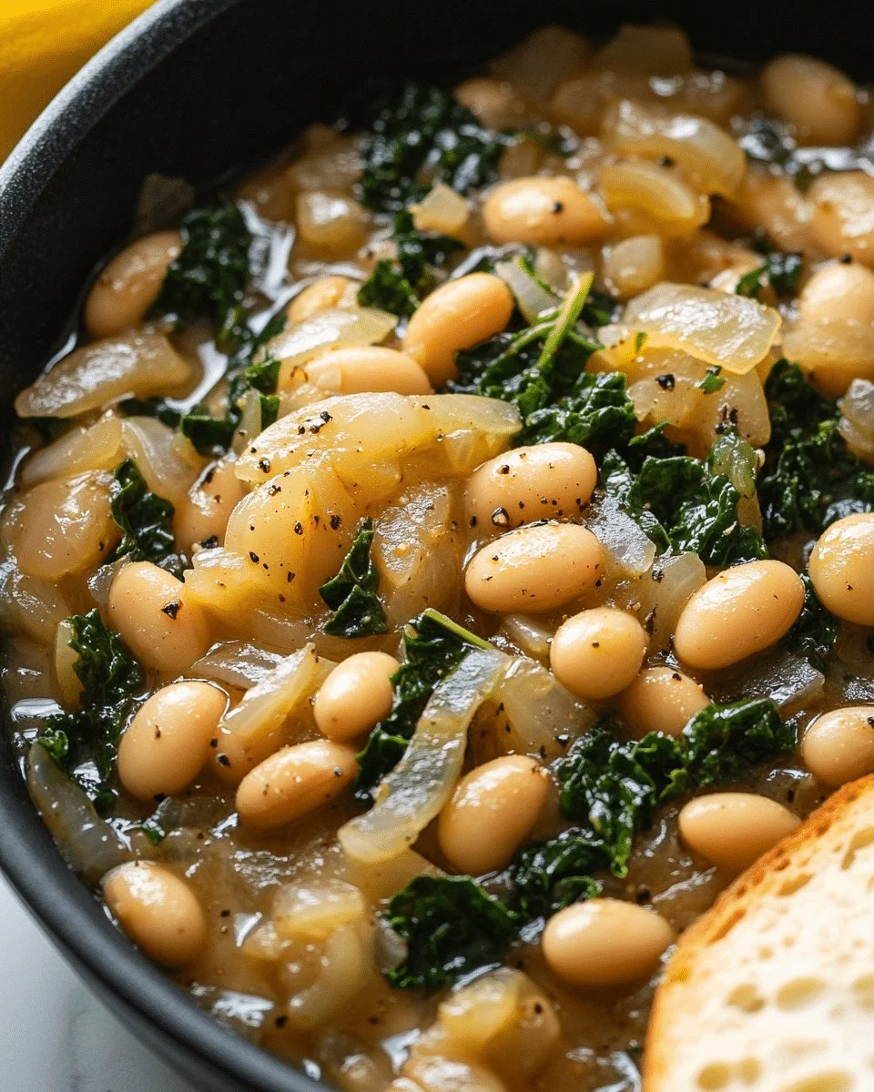 Miso Caramelized Onion and Bean Skillet: A Cozy, Flavorful Dish Perfect for Any Meal