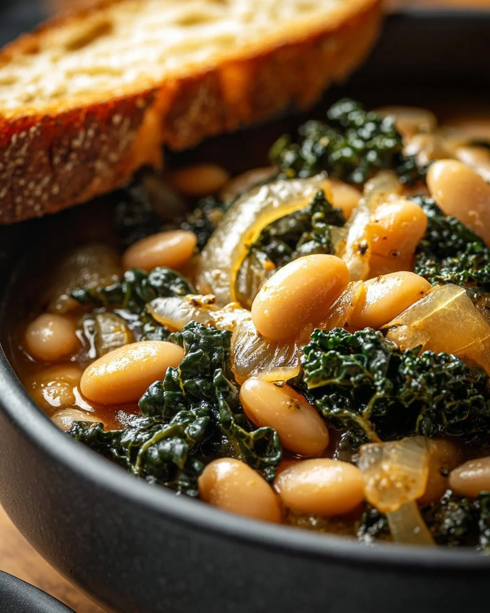 Miso Caramelized Onion and Bean Skillet: A Cozy, Flavorful Dish Perfect for Any Meal