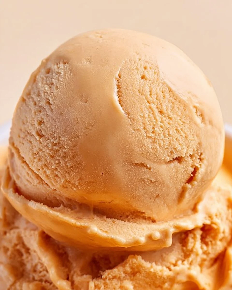 Delicious peanut butter frozen yogurt topped with nuts and chocolate drizzles.