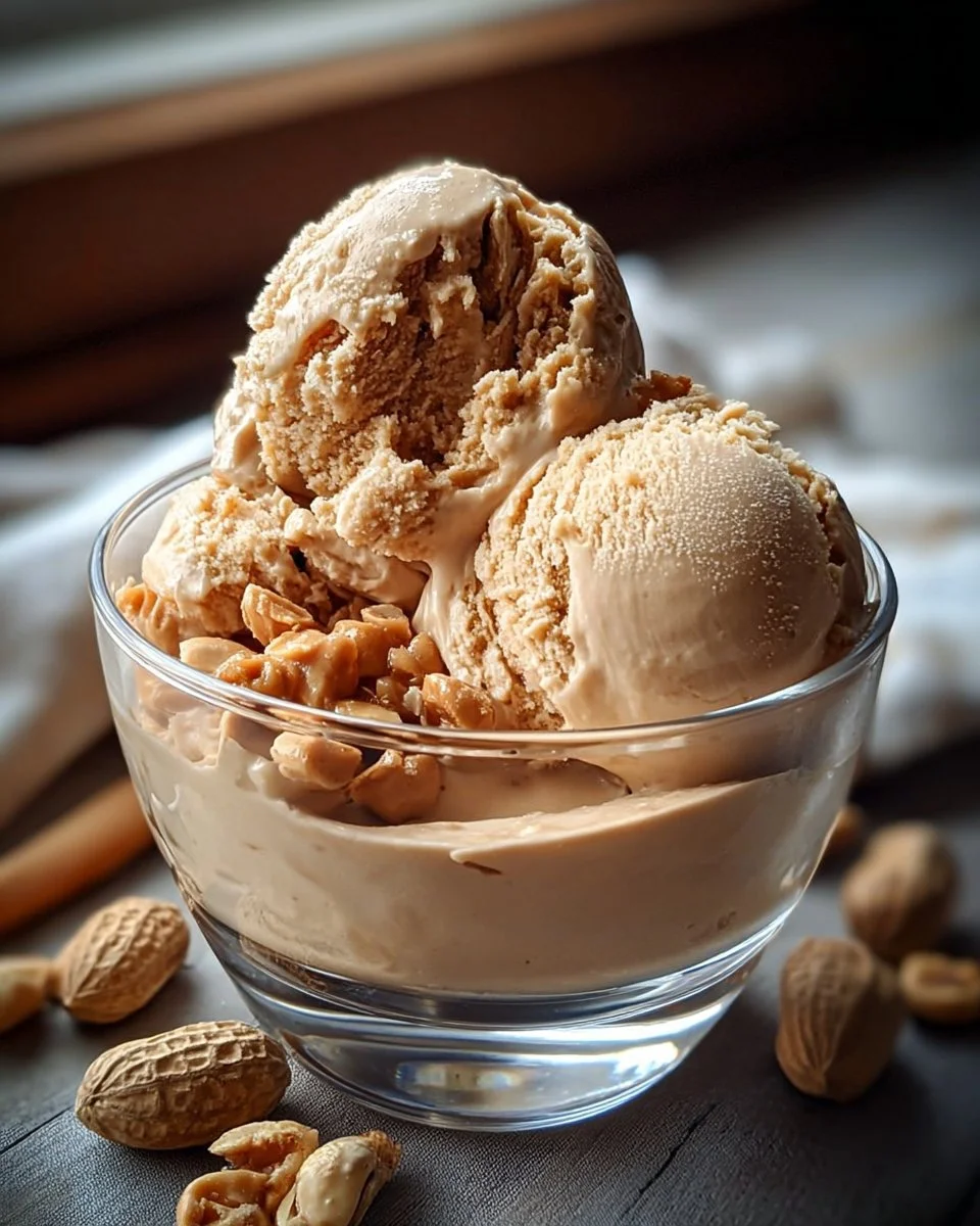 Peanut Butter Greek Frozen Yogurt
