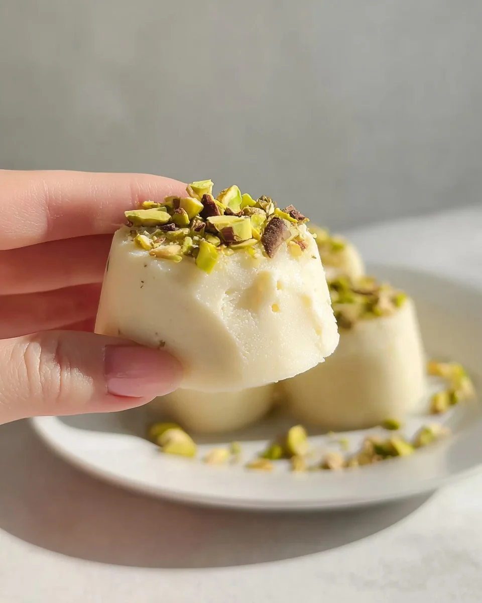 Pistachio Frozen Yogurt Cups