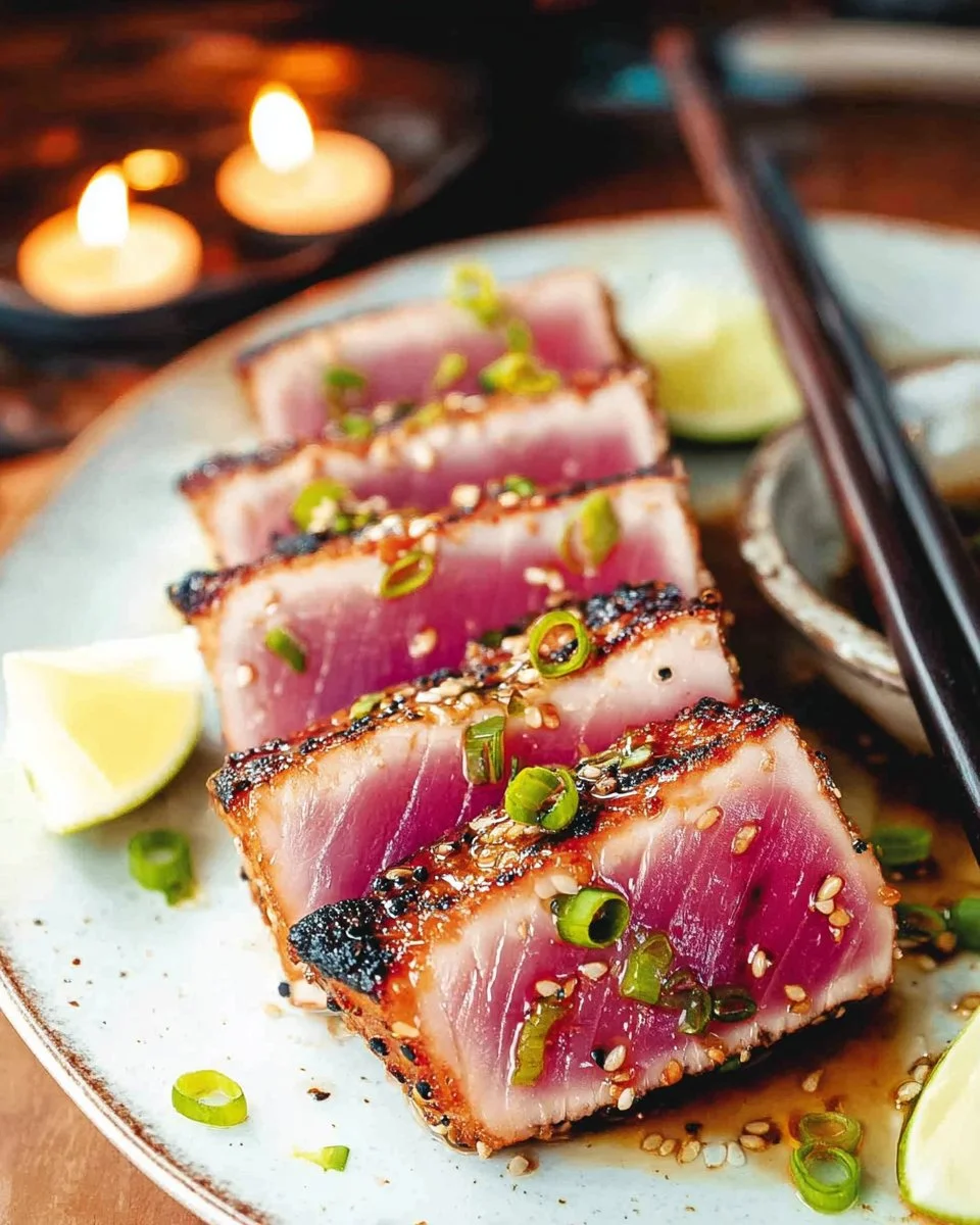Six-Minute Seared Ahi Tuna Steaks