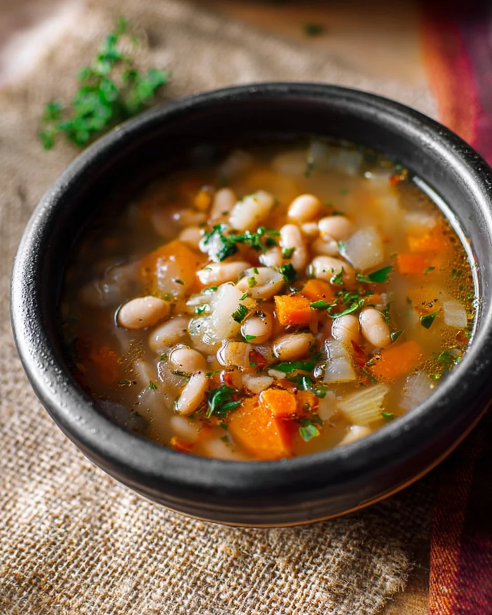Slow Cooker Navy Bean Soup