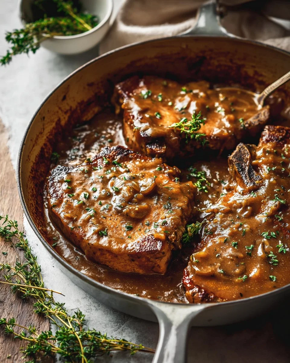 Smothered Pork Chops Recipe