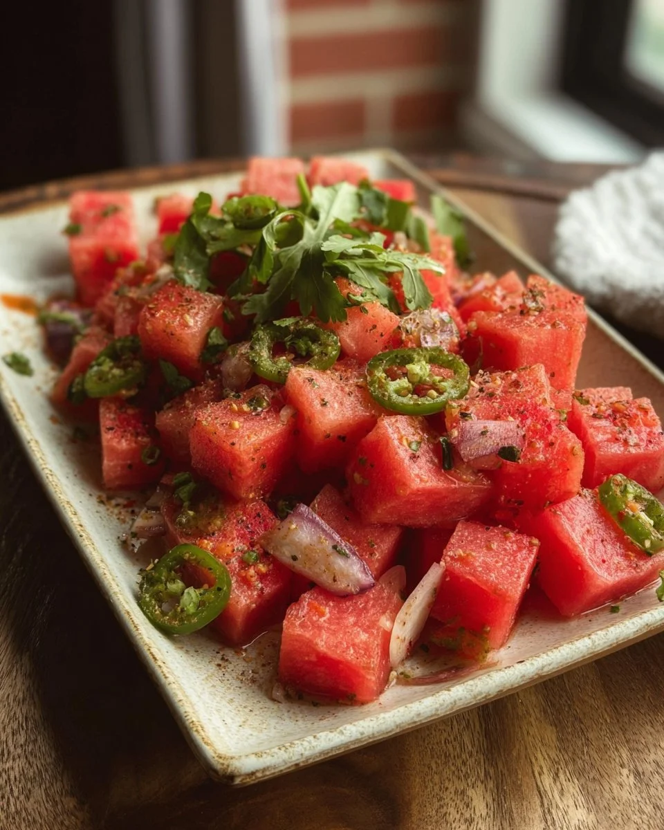 Spicy Watermelon Salad