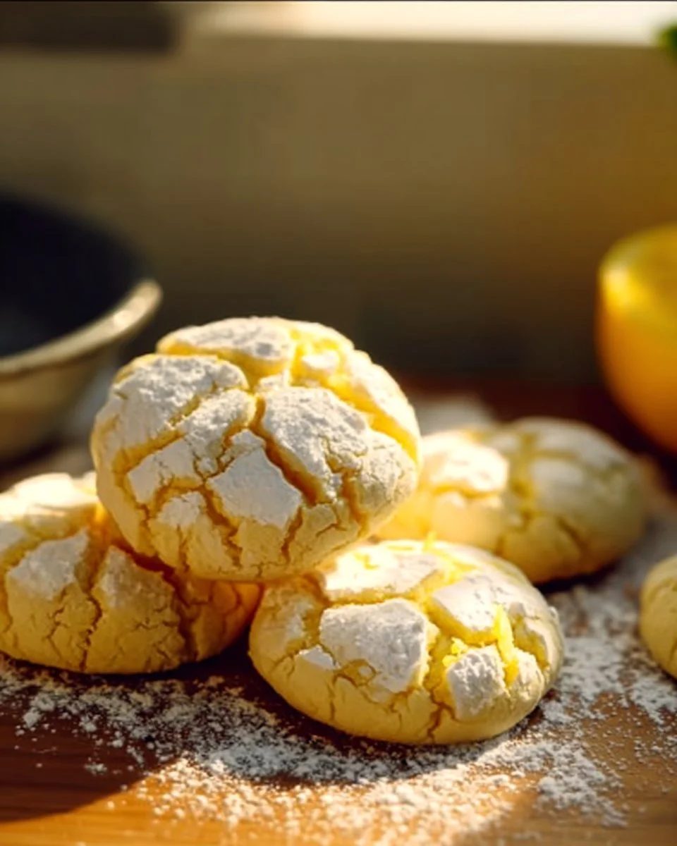 Springtime Crinkle Cookies Recipe