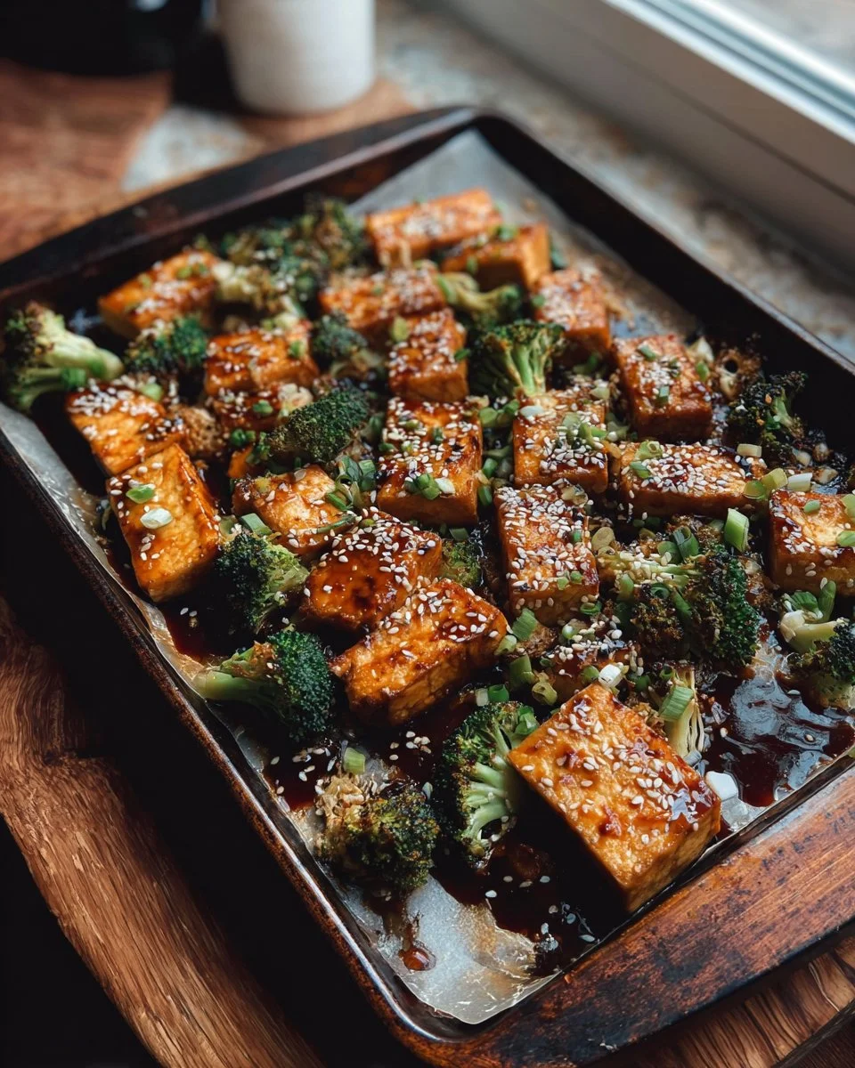 Tofu Teriyaki Sheet Pan Meal