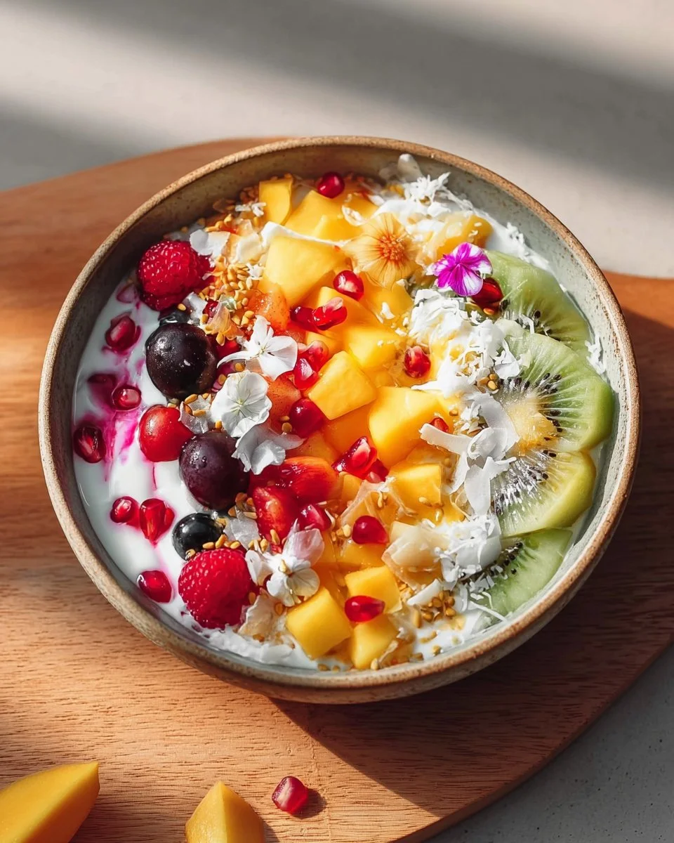 Tropical Fruit & Yogurt Bowl