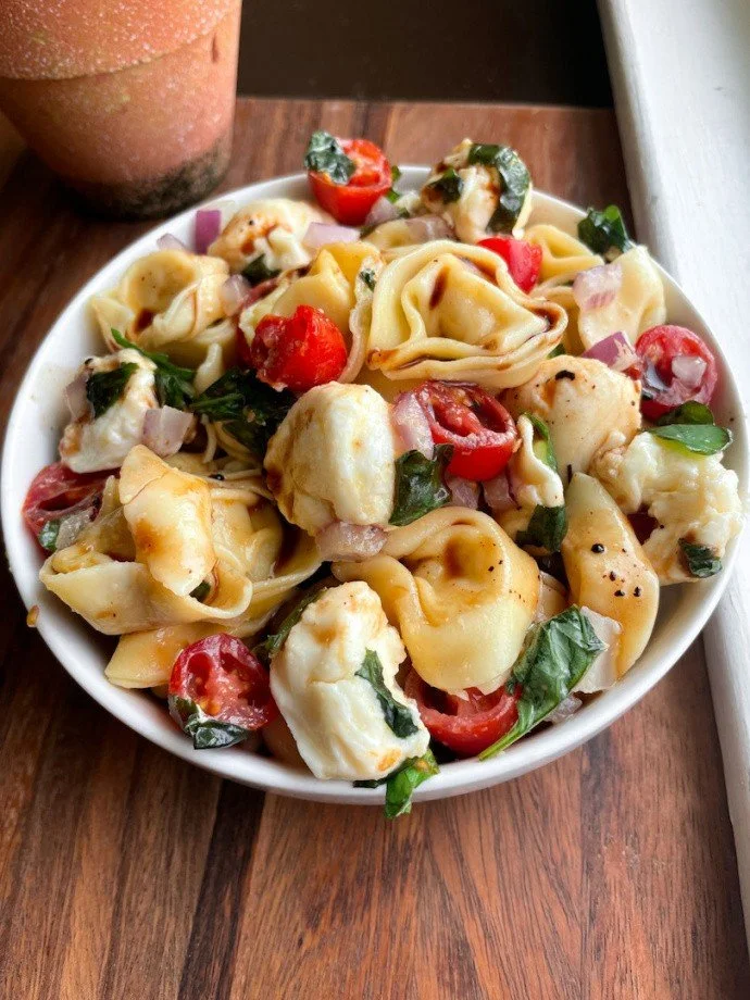 Vegan Tortellini Pasta Salad