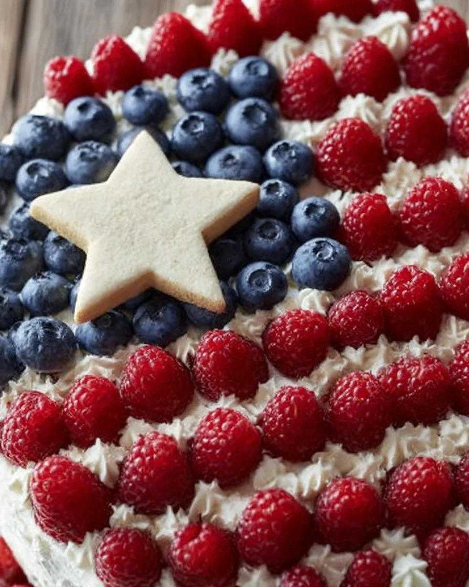 American Flag Fruit Pizza