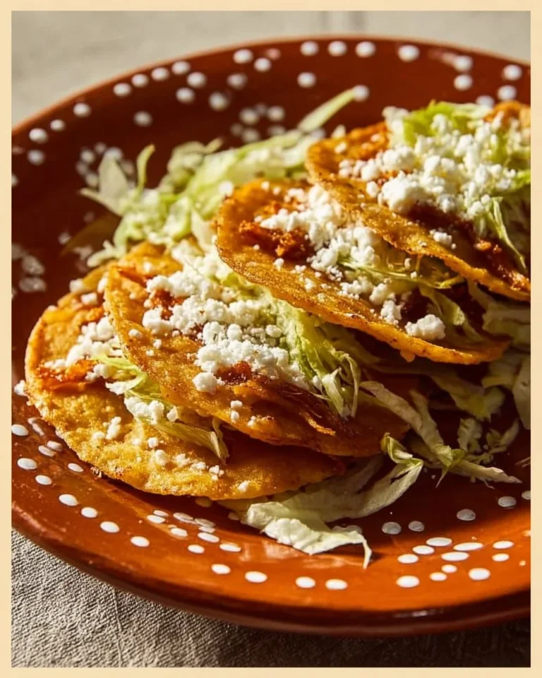 Delicious authentic potato tacos served with fresh toppings