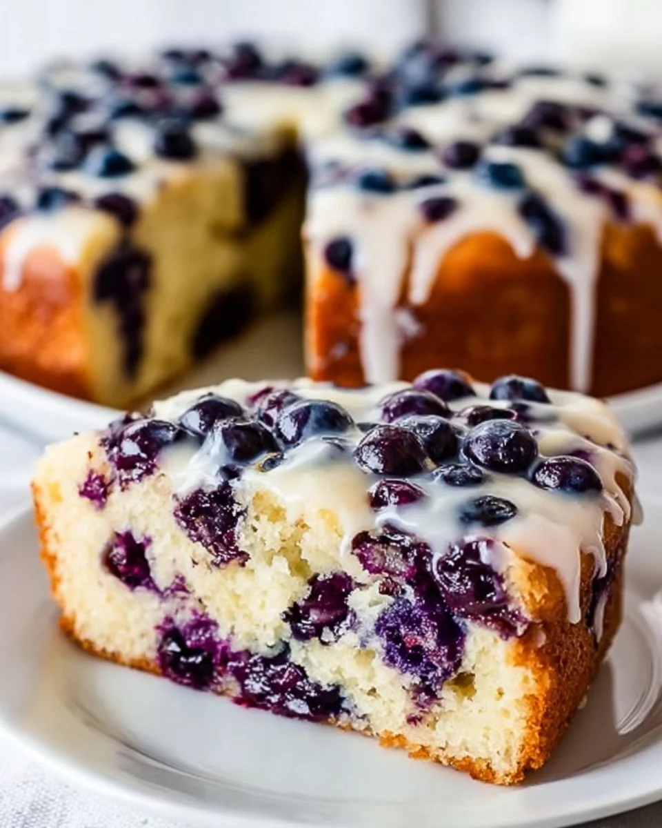 Blueberry Yogurt Cake