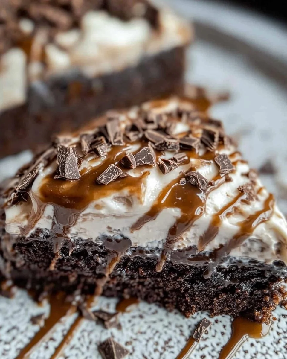 Chocolate Brownie Ice Cream Cake