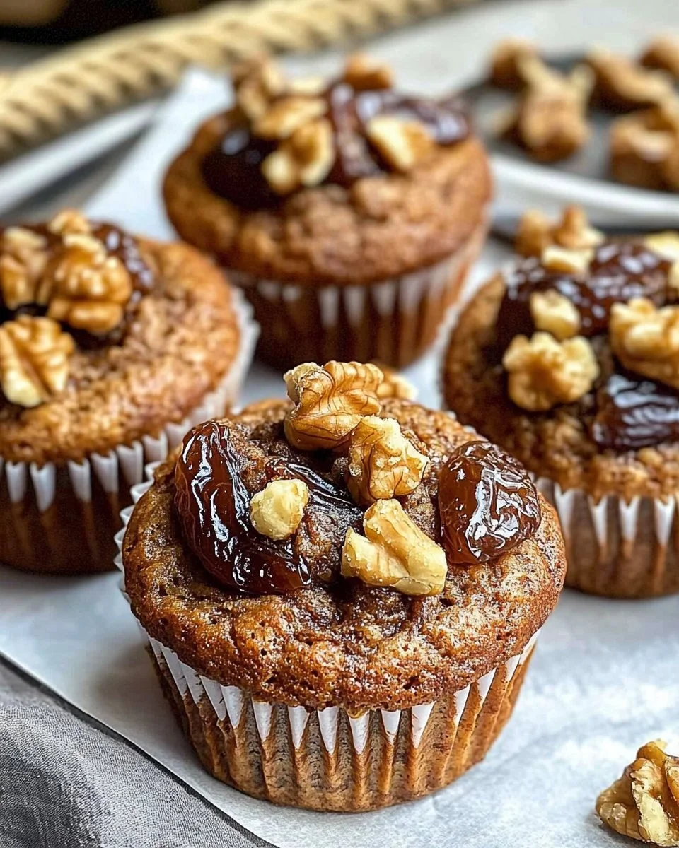 Date and Walnut Muffins