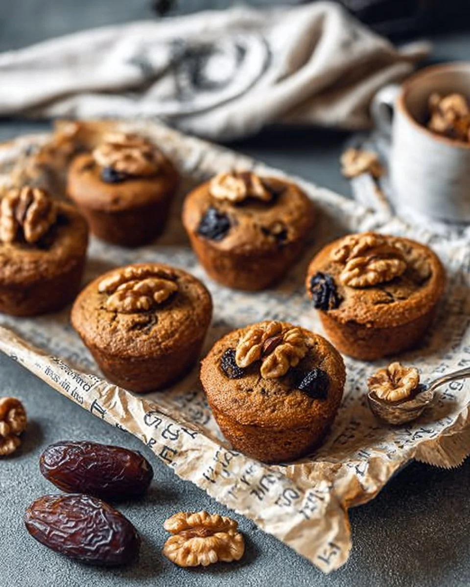 Date and Walnut Muffins
