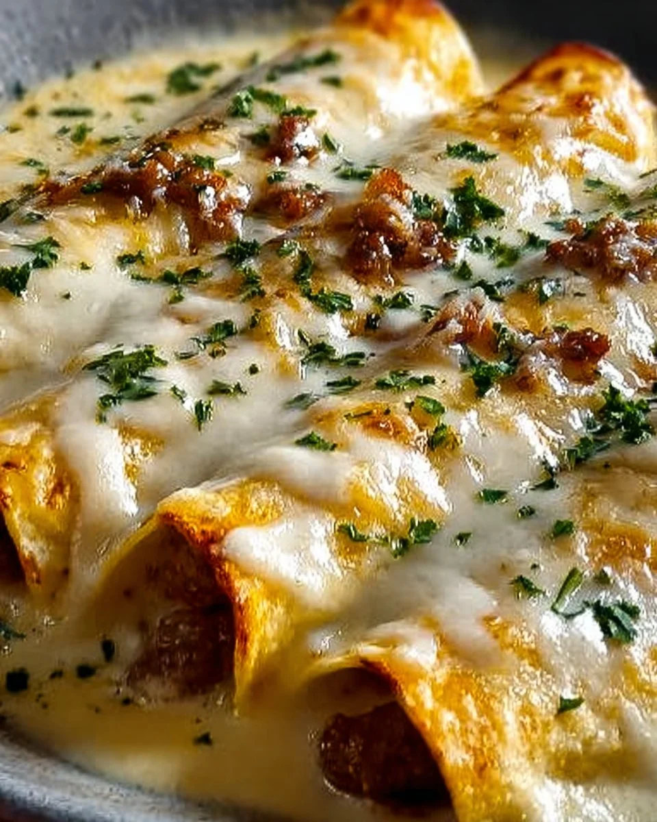 Delicious Breakfast Enchiladas with Sausage Gravy Made Easy
