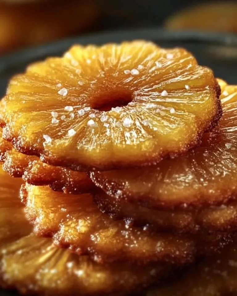 Mini Pineapple Upside Down Sugar Cookies on a plate