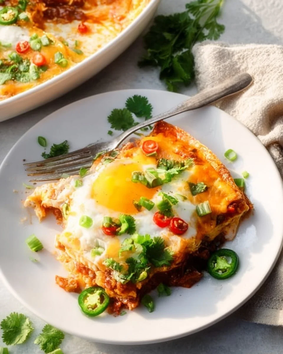 Ranch-style Eggs Breakfast Casserole