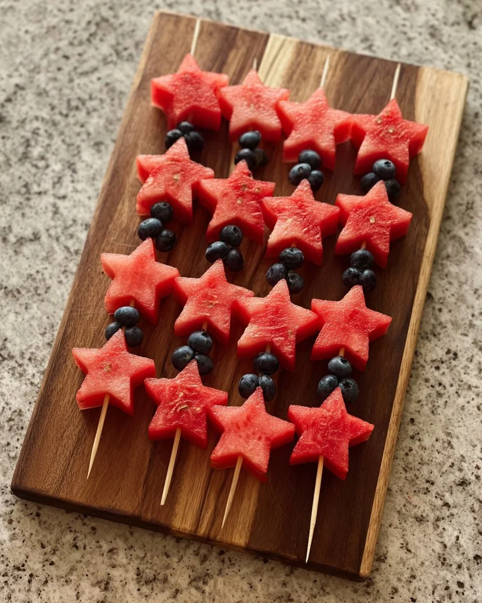 Star-Spangled Fruit Skewers