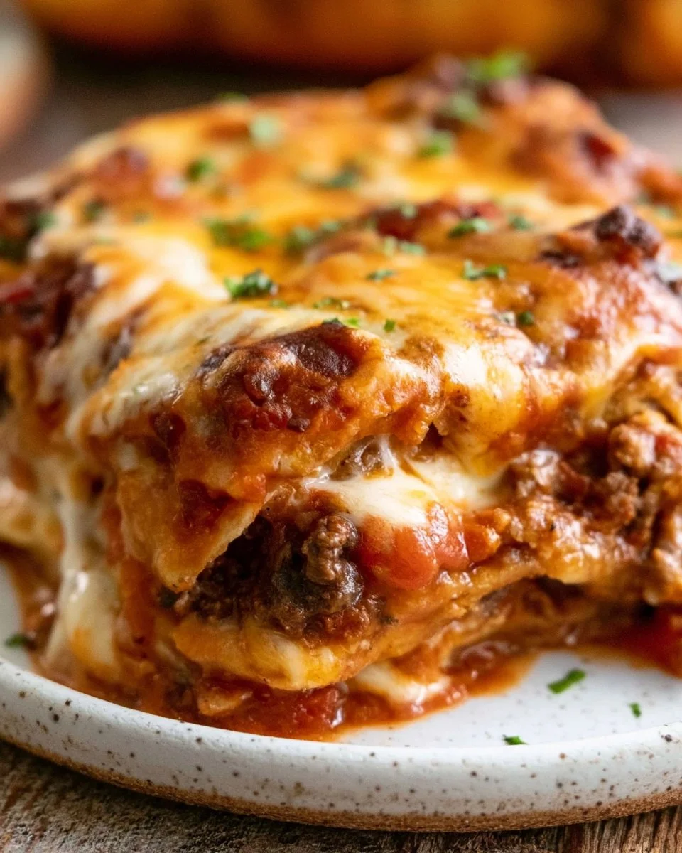 Beef Enchilada Casserole