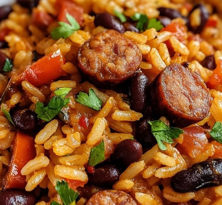 Black Beans and Rice with Sausage