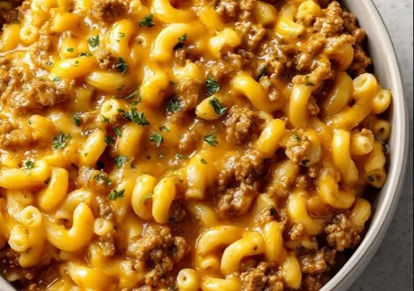 Cheesy Hamburger Helper