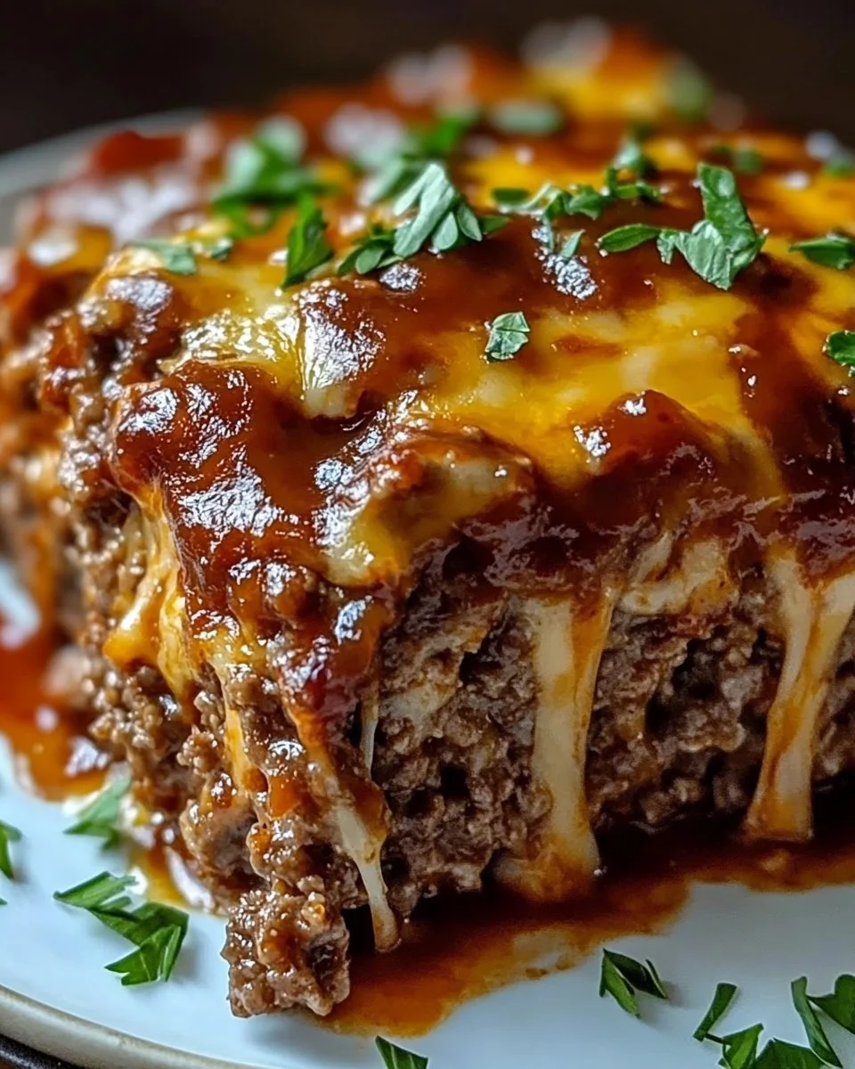 Cheesy Loaded Meatloaf Casserole