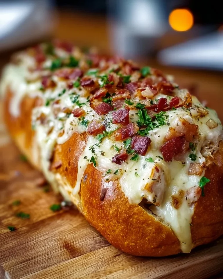 Delicious Chicken Bacon Ranch Sandwich with crispy bacon and fresh ingredients