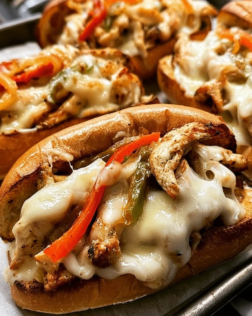 Chicken Philly Cheese Steaks