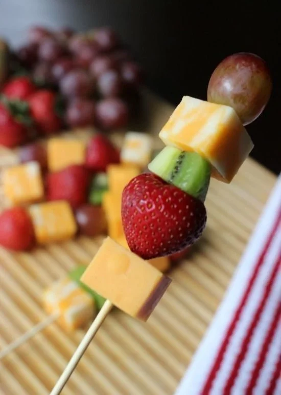 Fruit & Cheese Kabobs