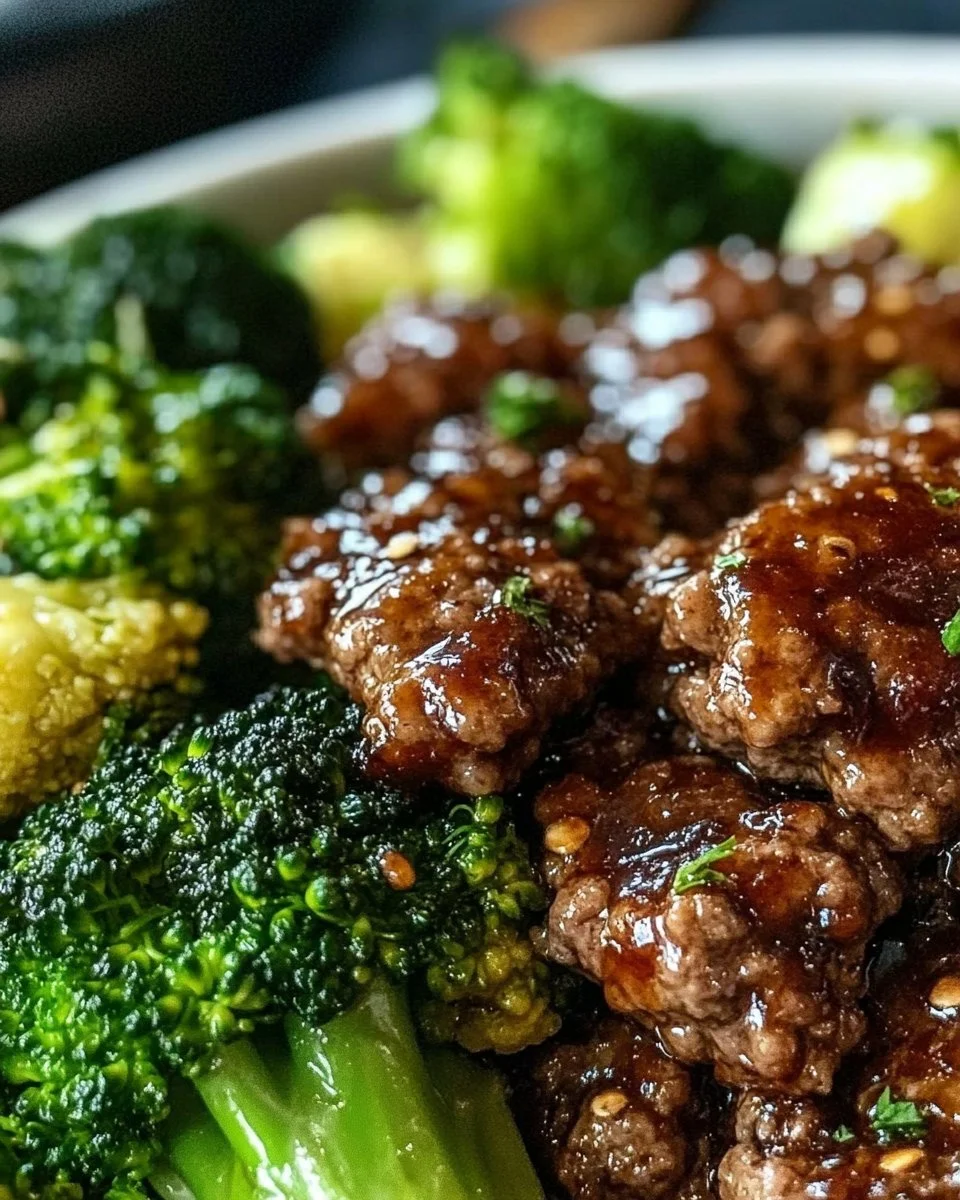 Hamburger Meat and Broccoli
