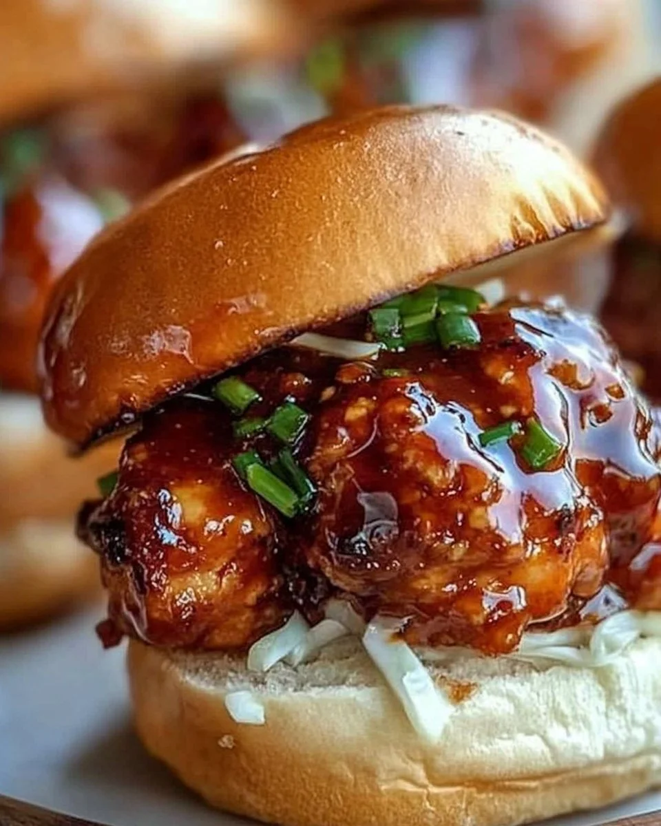 Honey Chipotle Garlic Chicken Sliders