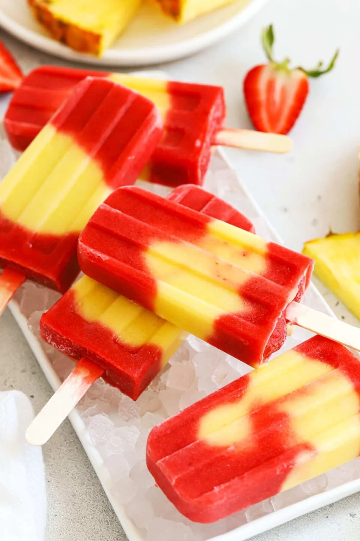 Lava Flow Popsicles