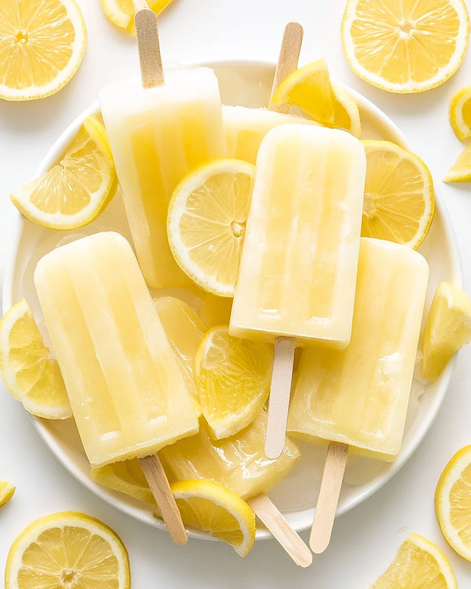 Lemonade Popsicles