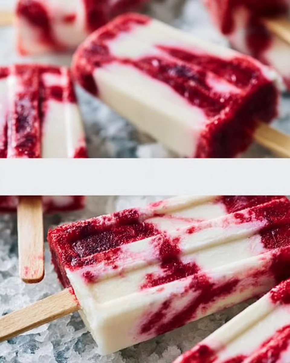 Old Fashioned Cherry Creamsicles