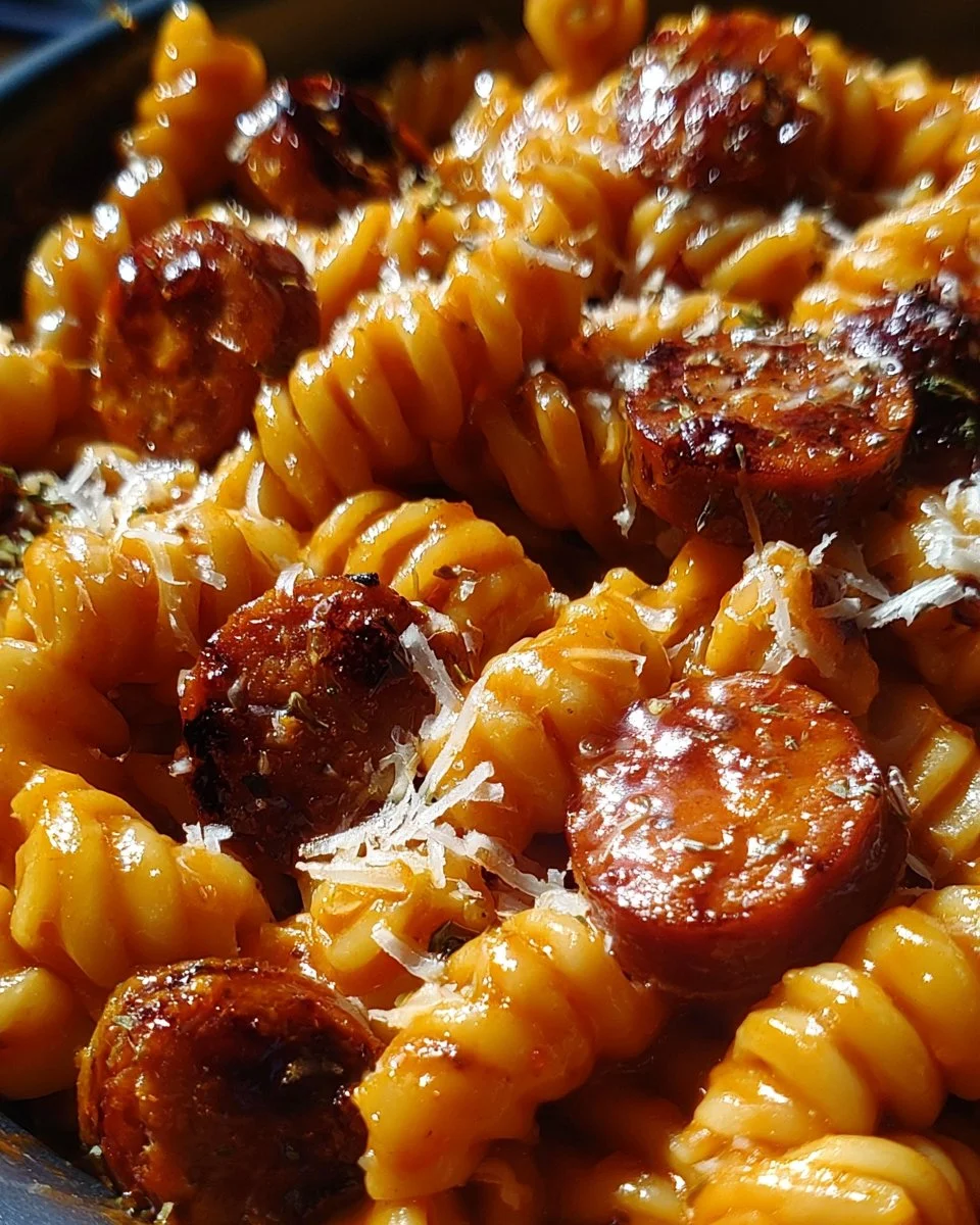 One-Pot Bold Honey BBQ Sausage Pasta