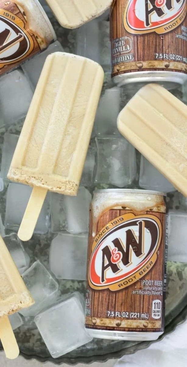 Root Beer Float Popsicles
